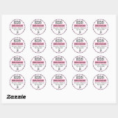 Zwart-witsyndroom van Ehlers-Danlos EDS-Sticker Ronde Sticker (Vel)