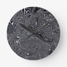Zwart-witte abstracte digitale kunst