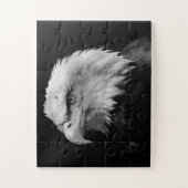 Zwart-witte adelaar - Dieren Kunst Legpuzzel (Verticaal)
