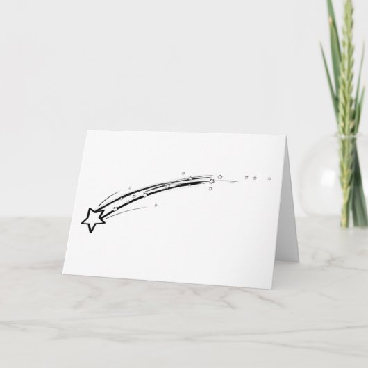 Zwart-witte afspeelster kaart (Voorkant)