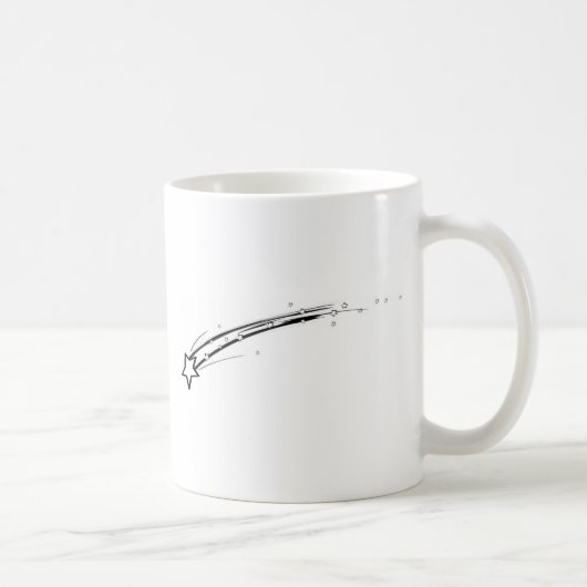 Zwart-witte afspeelster koffiemok (Rechts)