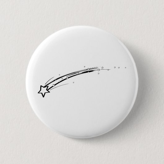 Zwart-witte afspeelster ronde button 5,7 cm (Voorkant)