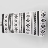 Zwart-witte Aztec Golfheadcover (Voorkant)