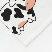 Zwart-witte Baby Fleece Deken (Hoek)