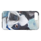 ZWART-WITTE BOSTON TERRIËR Case-Mate iPhone CASE (Achterkant (Horizontaal))