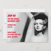  zwart-witte bruid van Frankenstein Kaart (Voorkant)