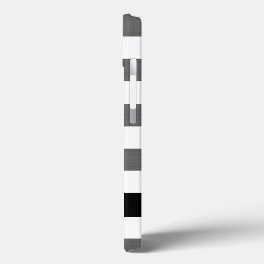 Zwart-witte buffelcontrole Gepersonaliseerd Case-Mate iPhone Case (Achterkant / Links)