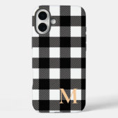 Zwart-witte buffelplaat Case-Mate iPhone case (Achterkant)