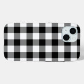 Zwart-witte buffelplaat Case-Mate iPhone case (Achterkant (horizontaal))
