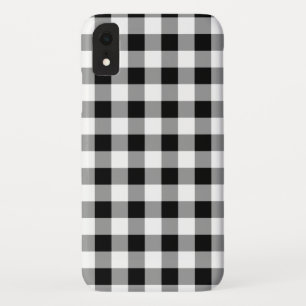 Zwart-witte buffelplaat iPhone XR hoesje