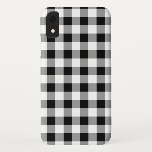 Zwart-witte buffelplaat Case-Mate iPhone case (Achterkant)