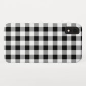 Zwart-witte buffelplaat Case-Mate iPhone case (Achterkant (horizontaal))