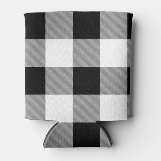 Zwart-witte buffels blikjeskoeler (Voorkant)