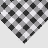 Zwart-witte buffels, gebundeld Rustisch Patroon Tissuepapier (Detail)