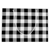 Zwart-witte buffels groot cadeauzakje (Achterkant)