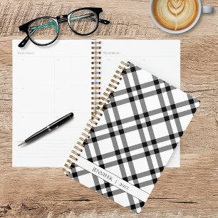 Zwart-witte buffels planner