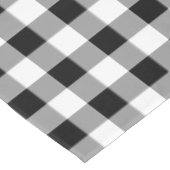 Zwart-witte buffels tafelkleed (Gekanteld)