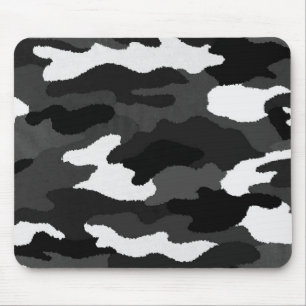 Zwart-witte Camo Muismat