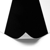 Zwart-witte chevrons poster (Hoek)