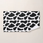 Zwart-witte Dalmatische afdruk Bad Handdoek (Handdoek)