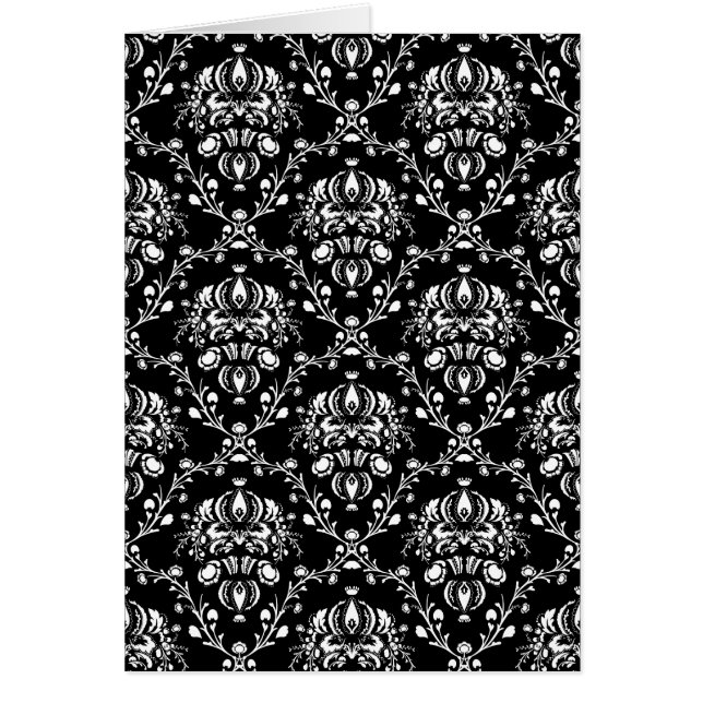 Zwart-witte Damask (Voorkant)