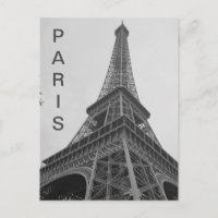 Zwart & Witte Eiffeltoren in Parijs Frankrijk Reiz