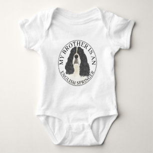 Zwart & Witte Engelse Springer Spaniel Romper