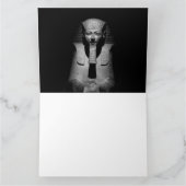 Zwart-witte farao koning kaart (Binnen)