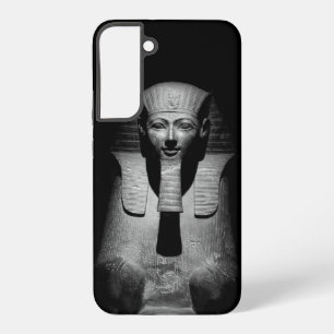 Zwart-witte farao koning samsung galaxy hoesje