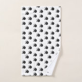 Zwart-witte fietsen  Bathroom handdoeksets Bad Handdoek (Handdoek)