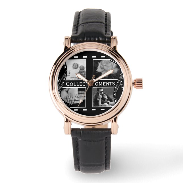 Zwart-witte filmpje horloge (Voorkant)