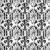 Zwart-Witte Fleur-Essentie Tegeltje