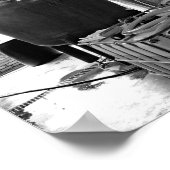 Zwart-witte fotodestillatie poster (Hoek)