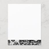 Zwart-witte geometrische kunst 3 (Achterkant)