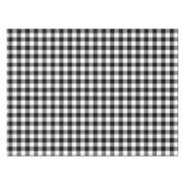 Zwart-witte gingham tafelkleed (Voorkant (Horizontaal))