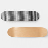 Zwart-witte golven skateboard (Horizontaal)