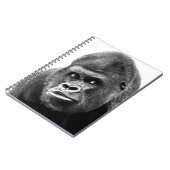 Zwart Witte Gorilla Notitieboek (Linkerzijde)