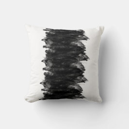 Zwart-witte grunge kussen