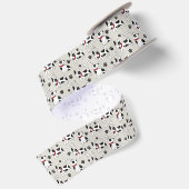 Zwart Witte Hond Lint (Achterkant)