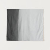 Zwart-witte horizon lijnen wandkleed (Voorkant (horizontaal))