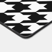 Zwart Witte Houndstooth Rut Bureaumat (Hoek)