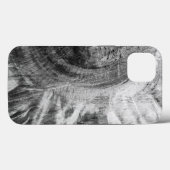 Zwart-witte houtextuur Hoesje-Mate iPhone draagtas Case-Mate iPhone Case (Achterkant (horizontaal))