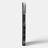 Zwart-witte houtextuur Hoesje-Mate iPhone draagtas Case-Mate iPhone Case (Achterkant / Rechts)