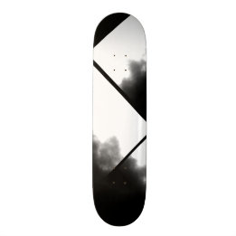 Zwart-witte inkt Bekijk  decanteren Skateboard