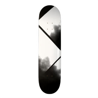 Zwart-witte inkt Bekijk decanteren Skateboard