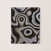 Zwart-witte jaspissteen legpuzzel (Verticaal)