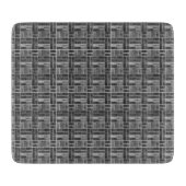 Zwart-witte keramische tegels, effect snijplank (Voorkant)