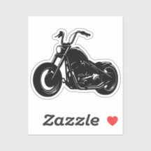 Zwart Witte Klassieke Cruiser Motorfiets Vector Ku