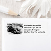 Zwart-witte kleur - auto etiket (Insitu)