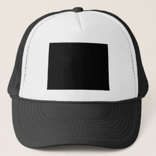 Zwart-witte kleur trucker pet